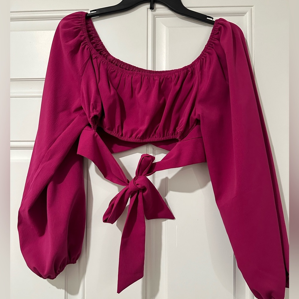 Tie Front Crop Top